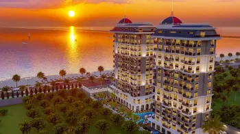 Modern Alanya sea view apartments in Mahmutlar